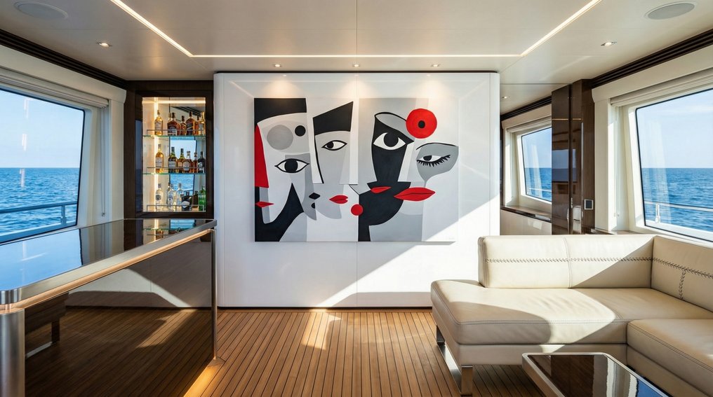 Cheamil Ghiunaidin - “Faces of Equilibrium No. 3”- Le rouge et le noir #3.2