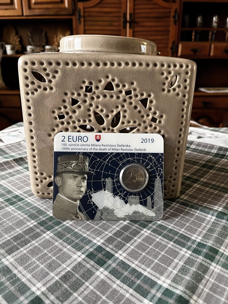 Σλοβακία. 2 Euro 2019 "Milan Rastislav Stefanik"  (χωρίς τιμή ασφαλείας) #1.0