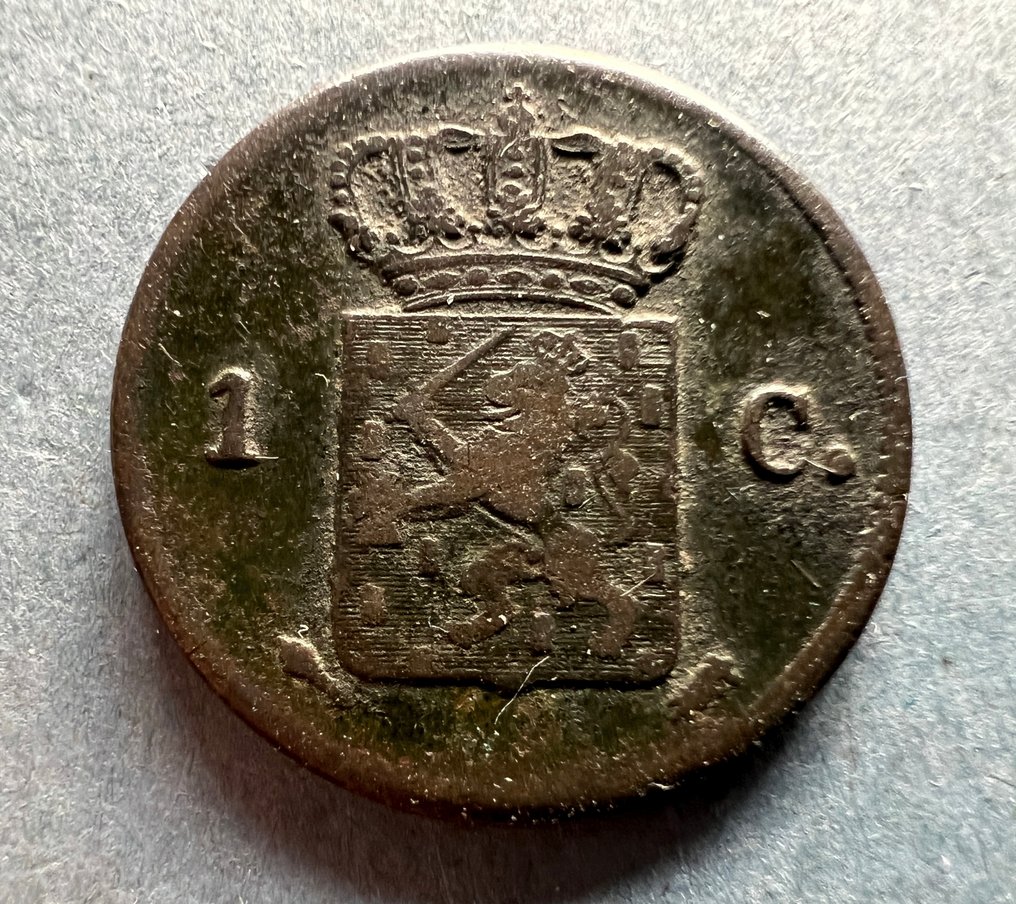 荷蘭. Willem I. 1 Cent 1830 Utrecht  (沒有保留價) #1.0