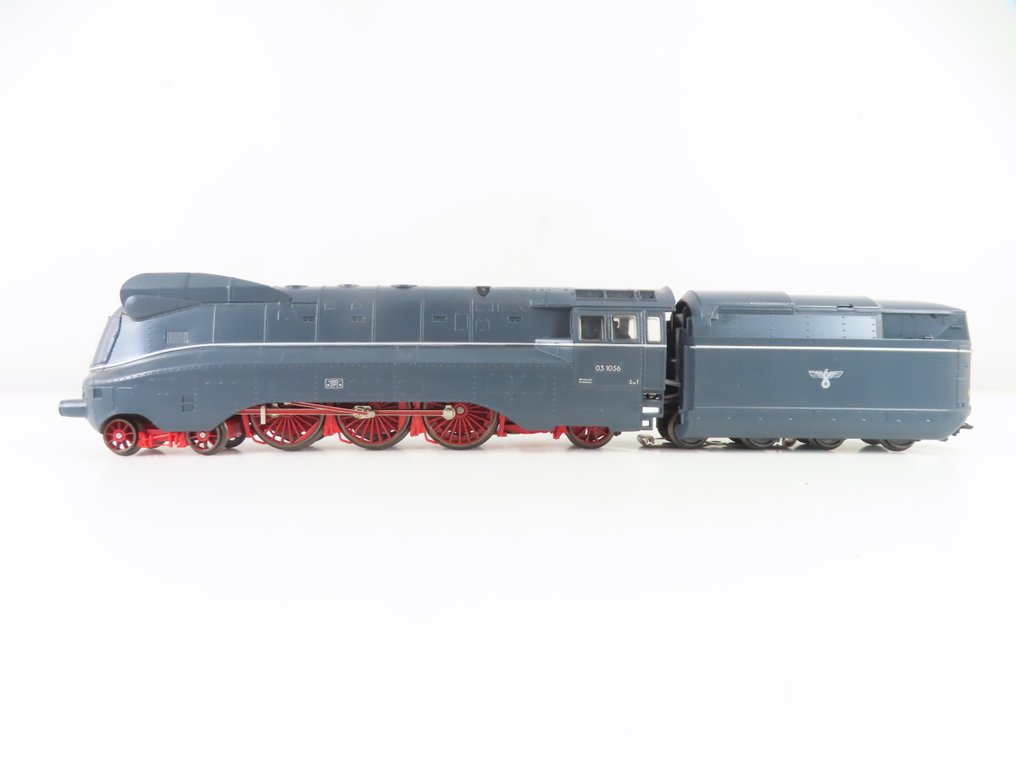 Märklin H0 - 3391 - Ατμομηχανή με όχημα μεταφοράς (1) - BR 03.10 - DRG #1.0