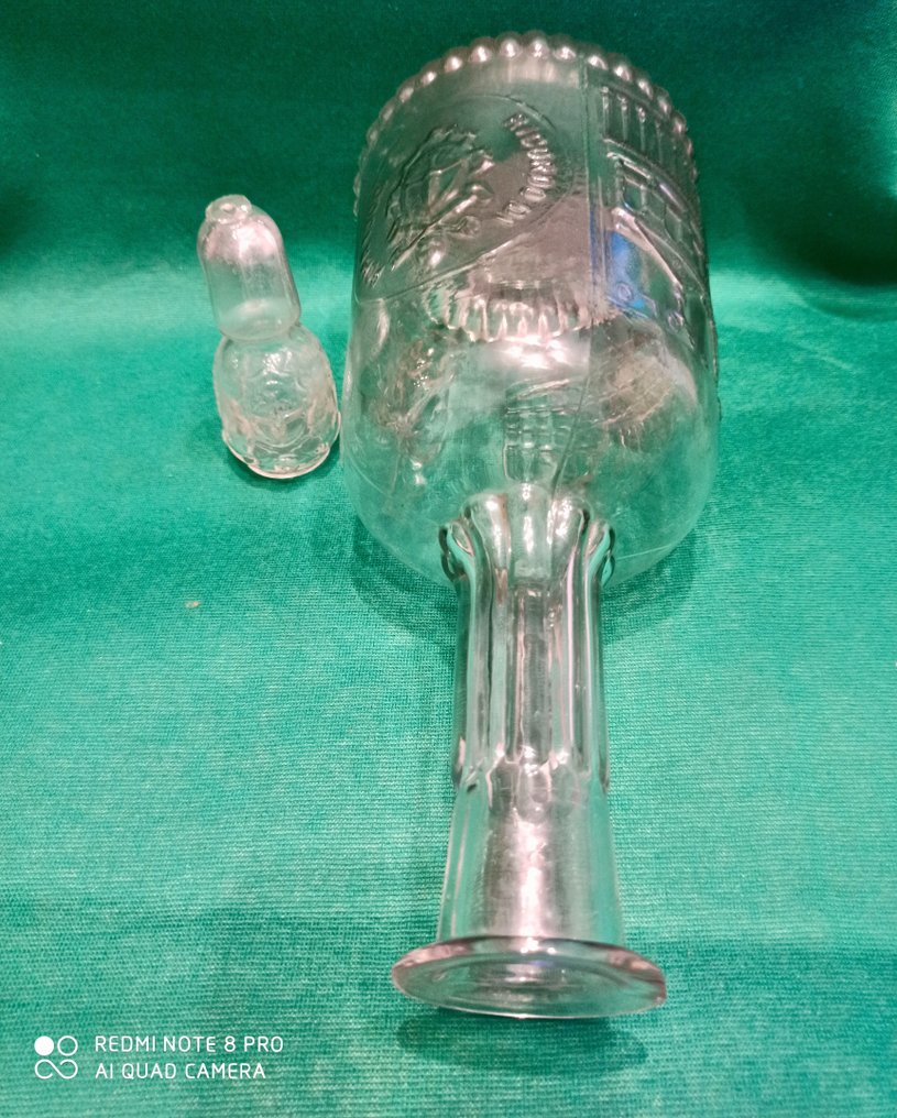 Μπουκάλι Άγια Χρονιά / Ιωβηλαίο 1900 - Στέμμα του Λέοντα XIII - 35 εκ. - Αντίκες - Γυαλί - 1900-1910 #1.0