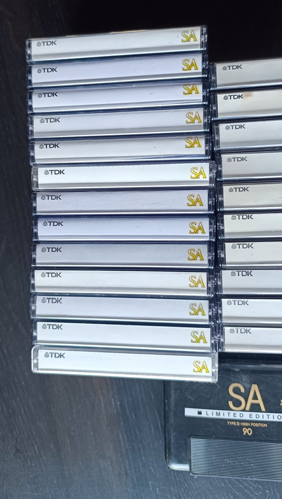 24 cassette K7- TDK SA (X) 90 chromé Cassette audio K7 1990'S - Ηχητικά κασετόφωνα Άδεια κασέτα ήχου - Πολλαπλά μοντέλα #1.0