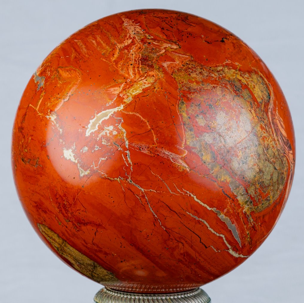 Red Jasper Red Jasper Quality Sphere - Height: 14 cm - Width: 14 cm- 4036 g #3.2