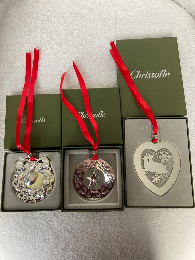 στολίδι χριστουγεννιάτικου δέντρου Christofle (3) - Επάργυρο #1.0