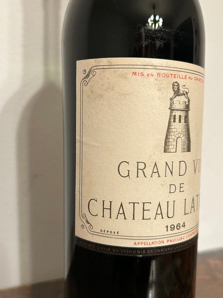 1964 Chateau Latour - 波雅克 1er Grand Cru Classé - 1 Bottle (0.75L) #2.1