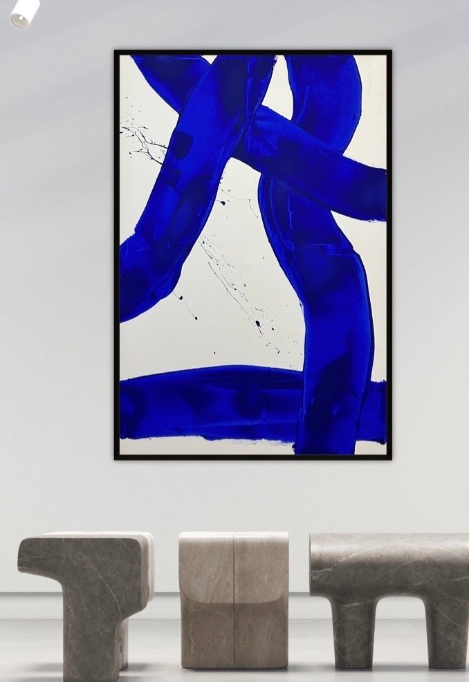 Stefanie Raus - Verschlungen Blau IV 1168 XXL #1.0