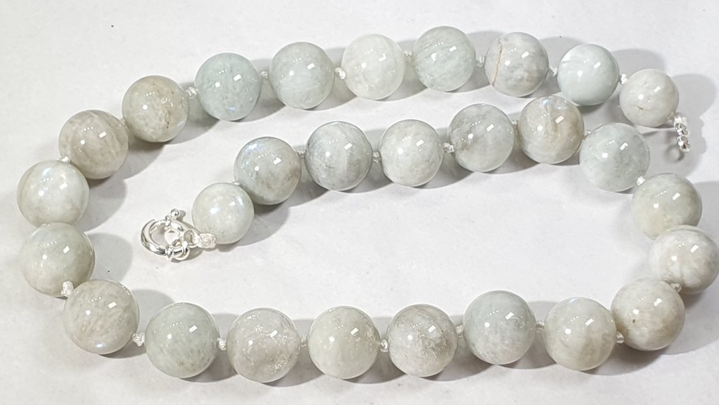 Φυσική πέτρα της Σελήνης - ΠΟΛΥ ΜΕΓΑΛΗ - ΙΔΙΑΙΤΕΡΑ ΕΞΑΙΡΕΤΙΚΗ - Συγκέντρωση, Σοφία και Ειρήνη - - Κολιέ #4.3