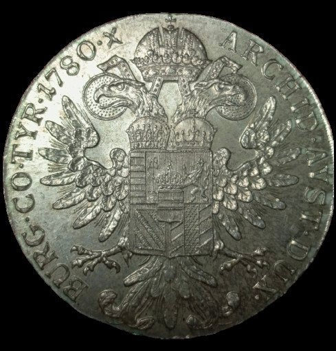 Itävalta. Maria-Theresia. Thaler (taler) 1780 SF - Later restrike.  (Ei pohjahintaa) #1.0