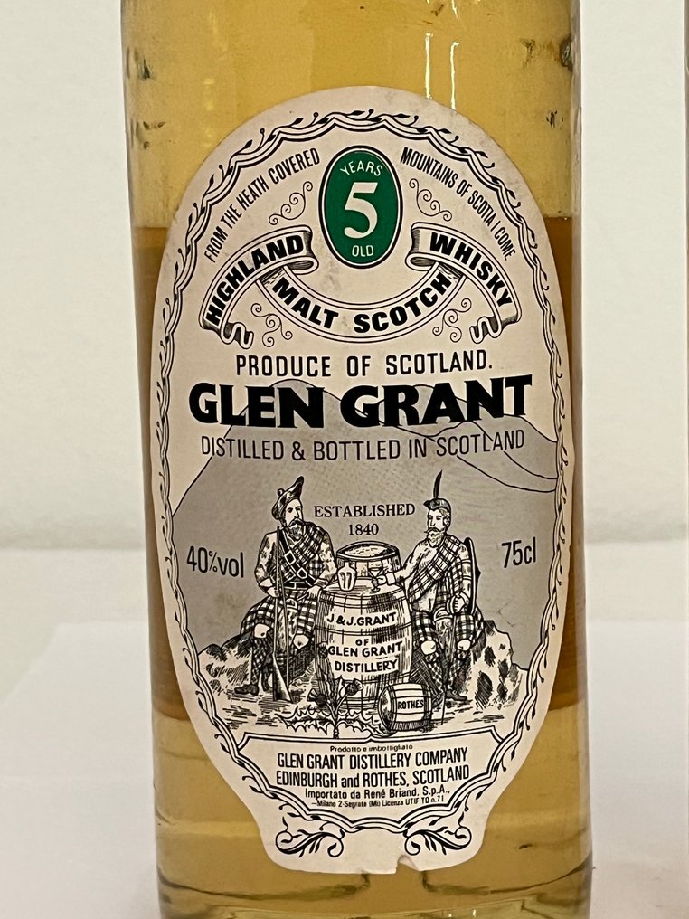 Glen Grant 1978 5 years old & 1979 5 years old  - 75 cl - 2 flaskor #1.0