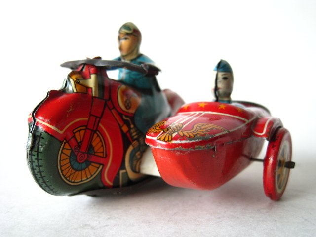 Onbekend - Τσίγκινο παιχνίδι - Jet King Indian Motorcycle & Sidecar - 1950-1960 - Ιαπωνία #1.0