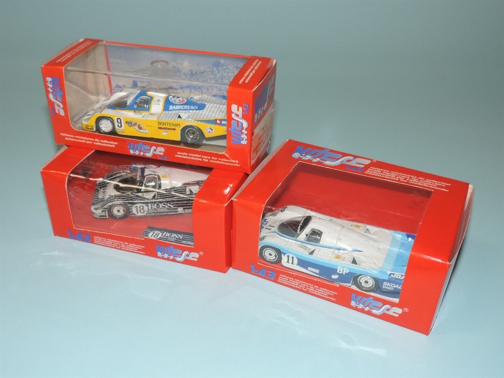 Vitesse, Starter 1:43 - Αυτοκίνητο μοντελισμού (5) - Diverse Le Mans raceauto modellen - σε αυθεντικά κουτιά 1:43 #1.0