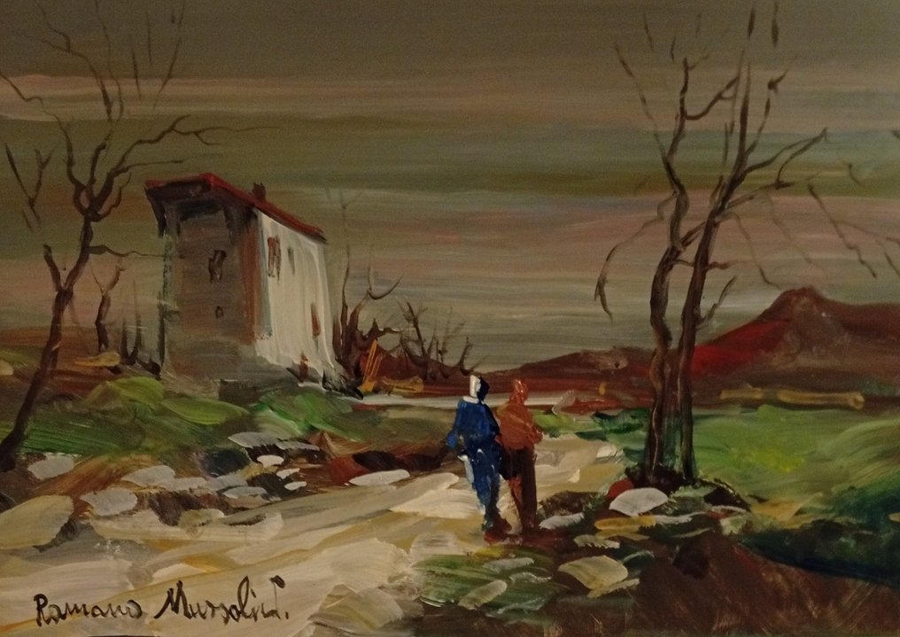 Romano Mussolini (1927-2006) - Paesaggio in autunno #1.0