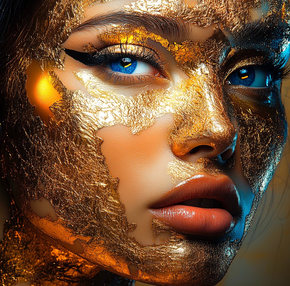 PLM-Art - Golden Eyes Woman XL #1.0