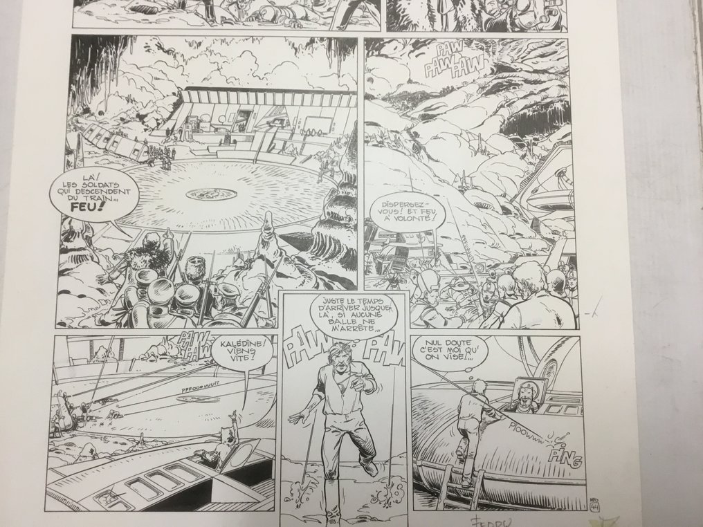 Ferry - 1 Original page - Ian Kaledine - T4 - 1985 #3.2