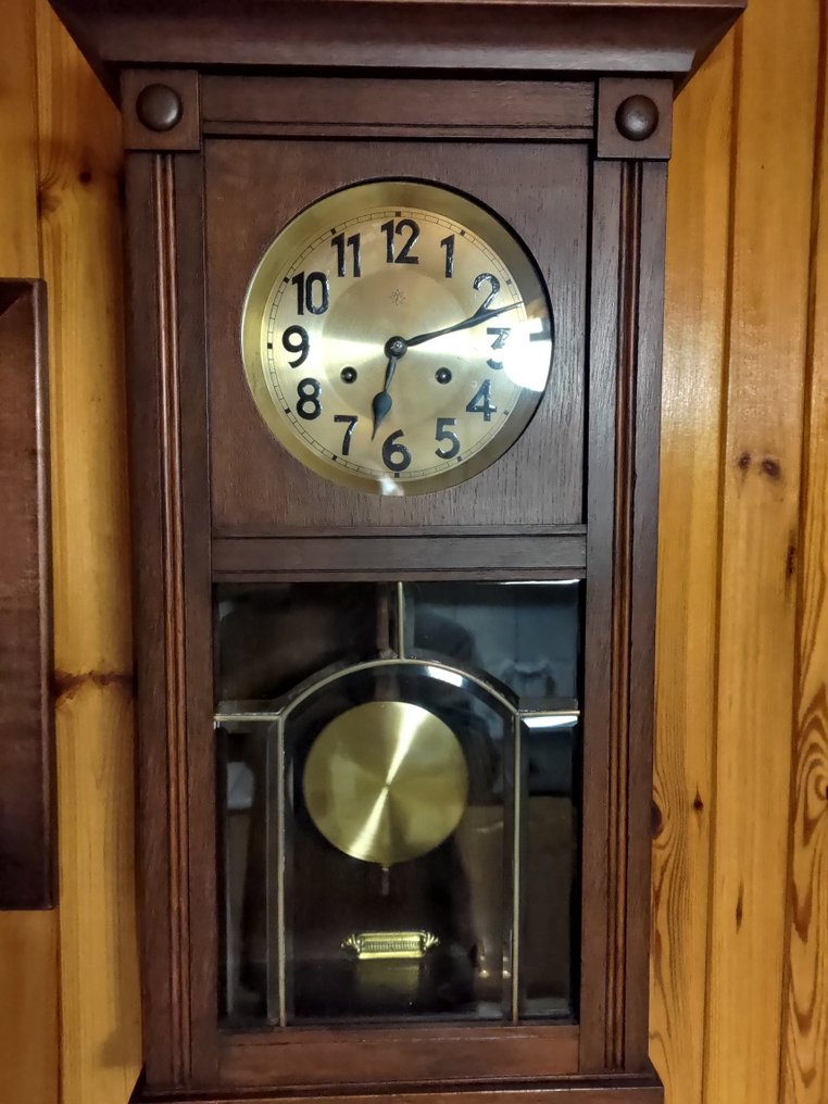 Pendulur - Junghans -  Art Deco Træ, Messing - 1920-1930 #1.0