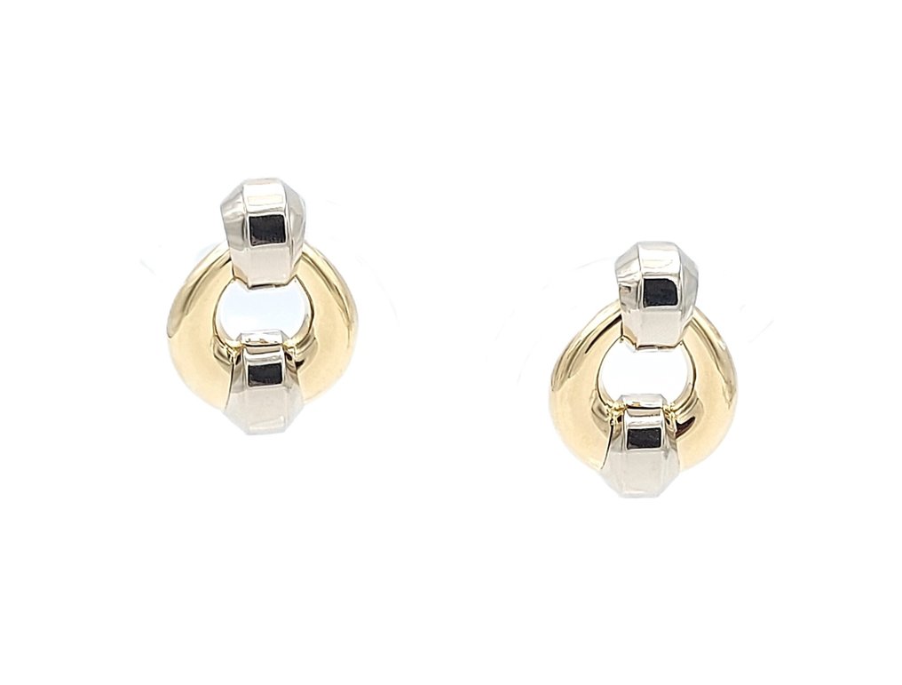 Pendientes - 18 quilates Oro amarillo, Oro blanco #4.3