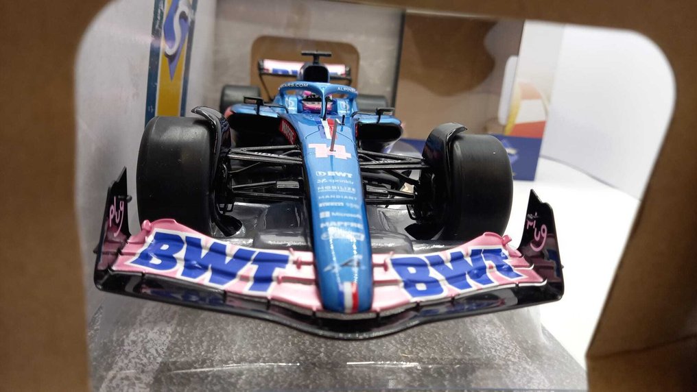 Solido 1:18 - Αυτοκίνητο μοντελισμού - Alpine A522 Fernando Alonso Monaco GP 2022 - (κώδικας C31) #2.1