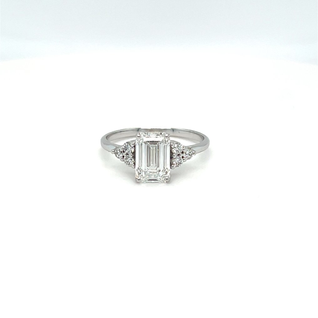 χωρίς τιμή ασφαλείας - Δαχτυλίδι - 14 καράτια Λευκός χρυσός -  2.10ct. tw. Διαμάντι (Εργαστηριακής καλλιέργειας) - Διαμάντι #2.1