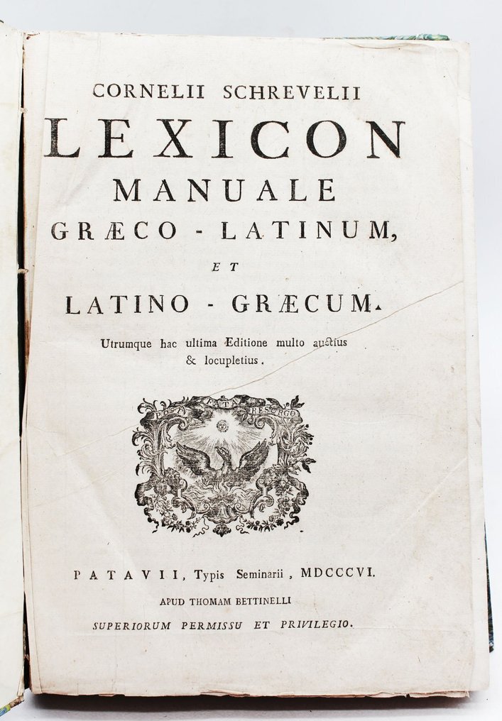 Schrevelio - Lexicon - 1806 #4.3
