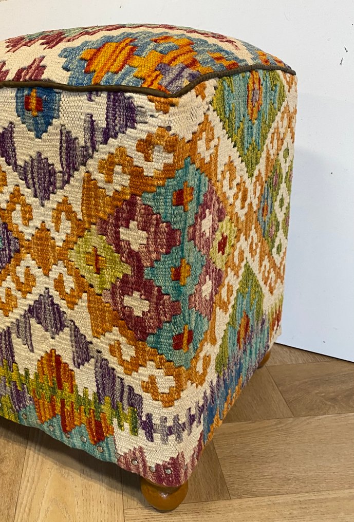 Kelim Poef (αχρησιμοποίητο/καινούργιο) - Χαλί - 36 cm - 36 cm #1.0