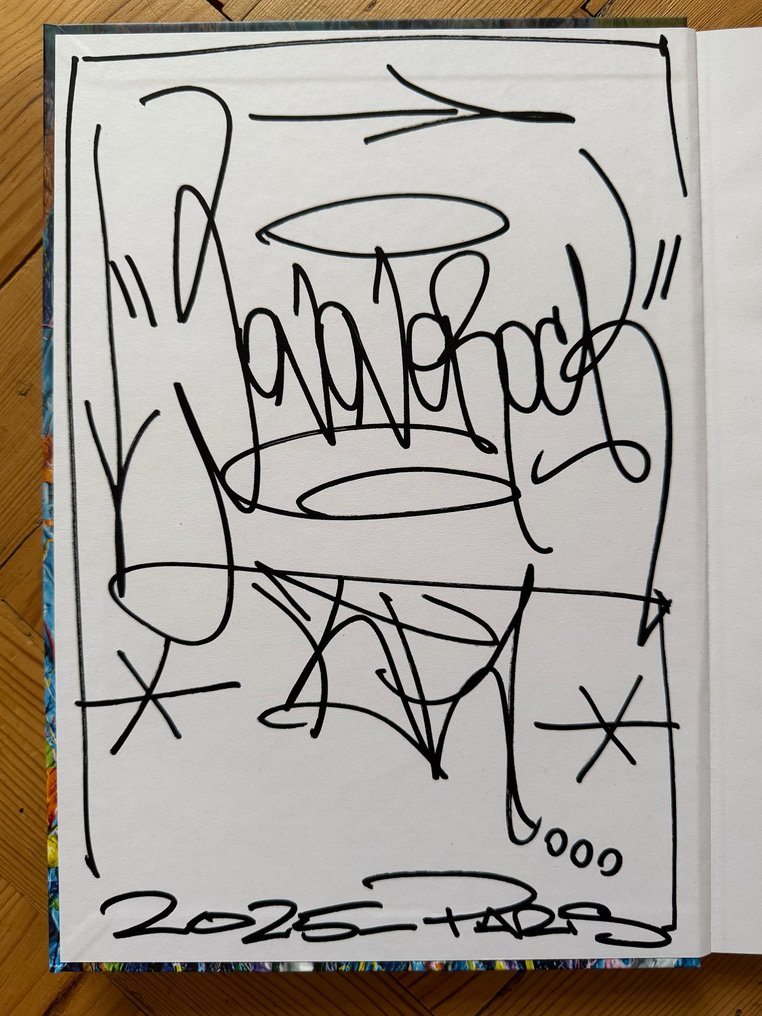 JonOne - Carte Blanche - Signed with drawing - 2025 #4.3