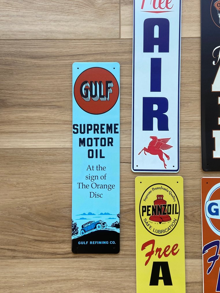 Sign - Gulf, Oilzum, Texaco.... #1.0