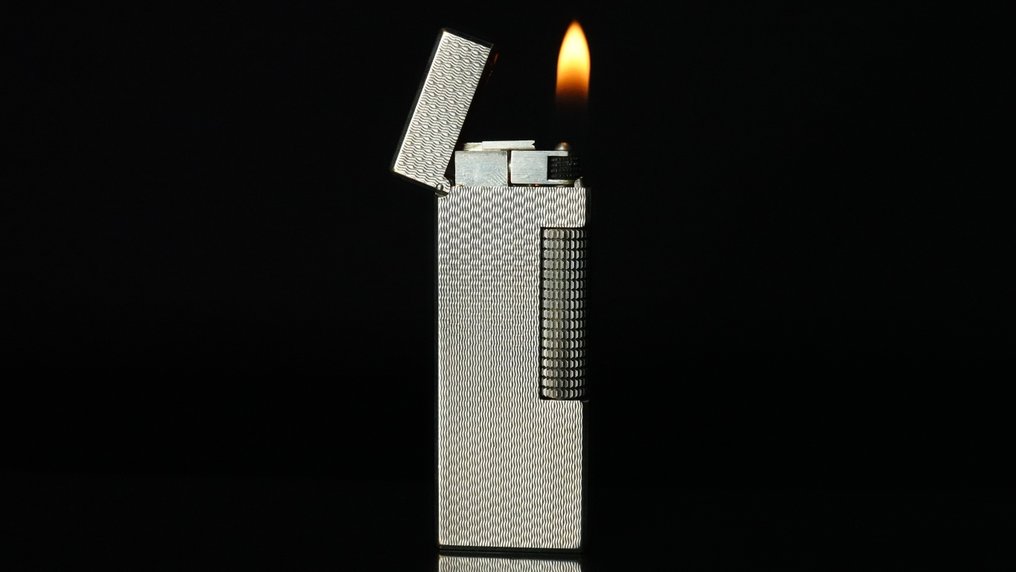 Dunhill - Basket Pattern Rollagas Lighter - 沒有保留價 - 打火機 - 鍍銀 #1.0