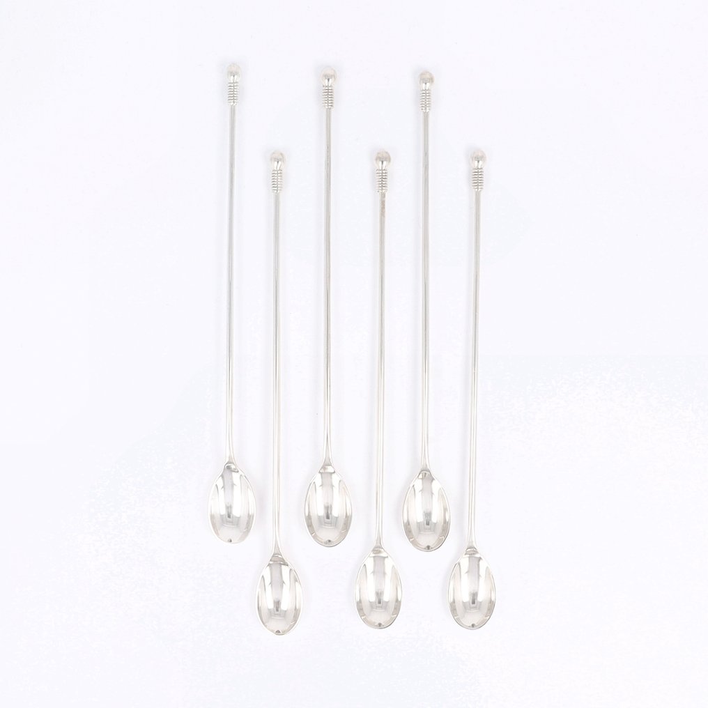 Cocktaillepel / Sorbetlepel - Κουτάλι (6) - .915 silver #1.0