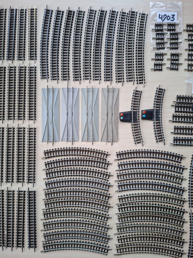 Minitrix N轨 - 4900 serie - 模型火车车轨 (191) - 拼盘轨道与圣诞装饰 #2.1