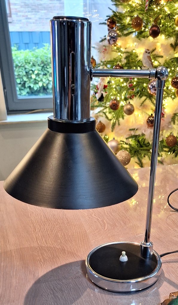 台灯 - 金属, 铬, 钢 - 复古台灯 #1.0