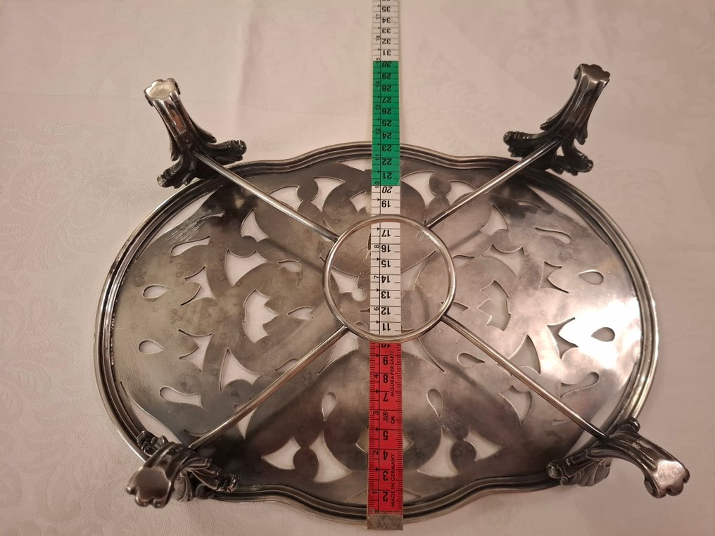 大盘 - 镀银 - 盘子加热器 #3.2