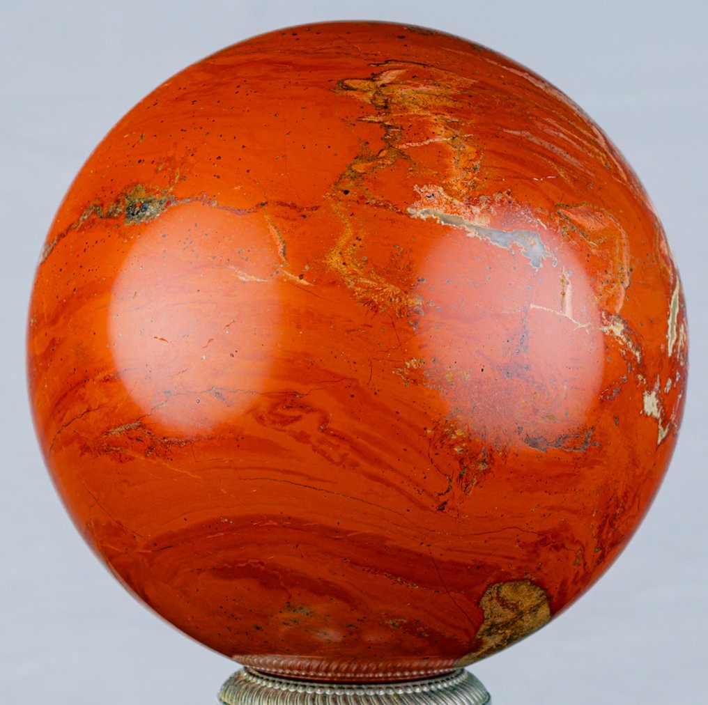 Red Jasper Red Jasper Quality Sphere - Height: 14 cm - Width: 14 cm- 4036 g #2.1