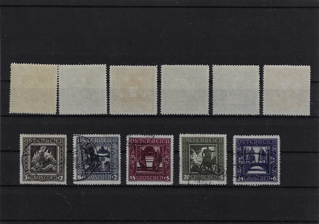 奥地利 1926 - 动机 a. 尼伯龙根 - ANK 488 I/493 I #1.0