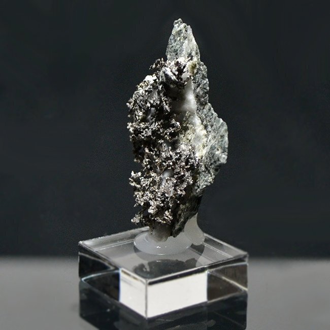 Native Silver after Dyscrasite Specimen - Height: 5 cm - Width: 3 cm- 25 g #3.2
