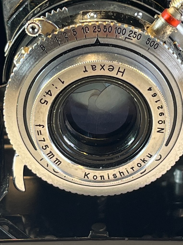 Konica Pearl I-RS ( 1950 ) Japan 模拟折叠相机 #1.0