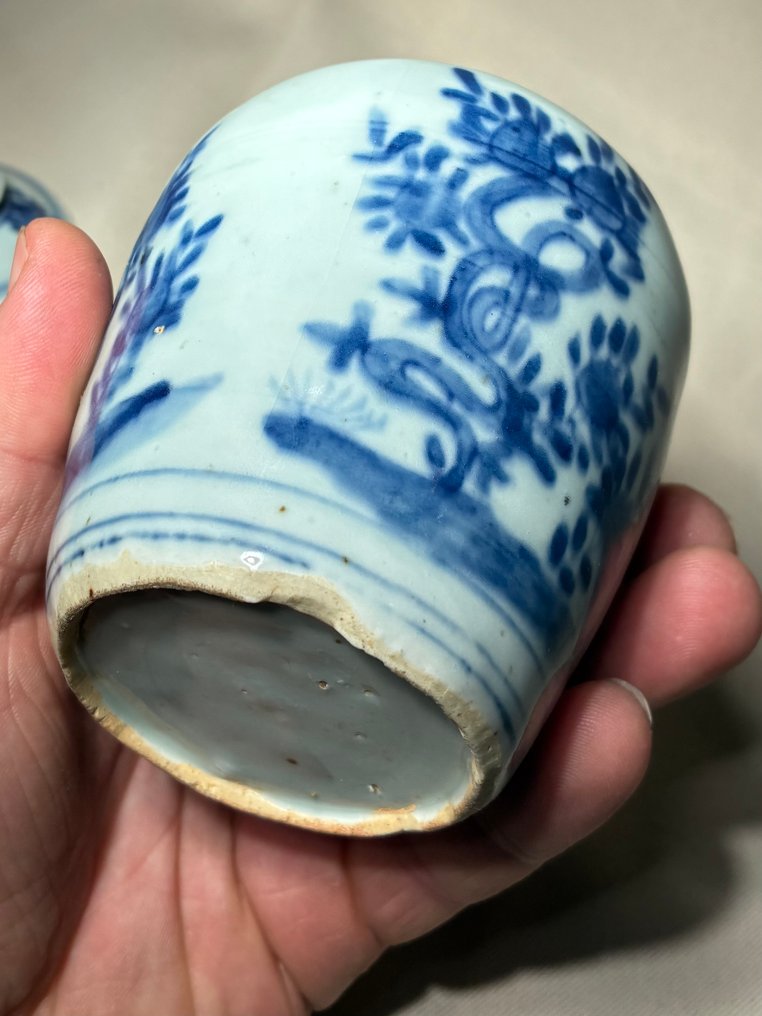 带盖罐 - 蓝白装饰（不设底价出售） - 瓷器 - 中國 - 明神宗 (1573-1619) #3.2