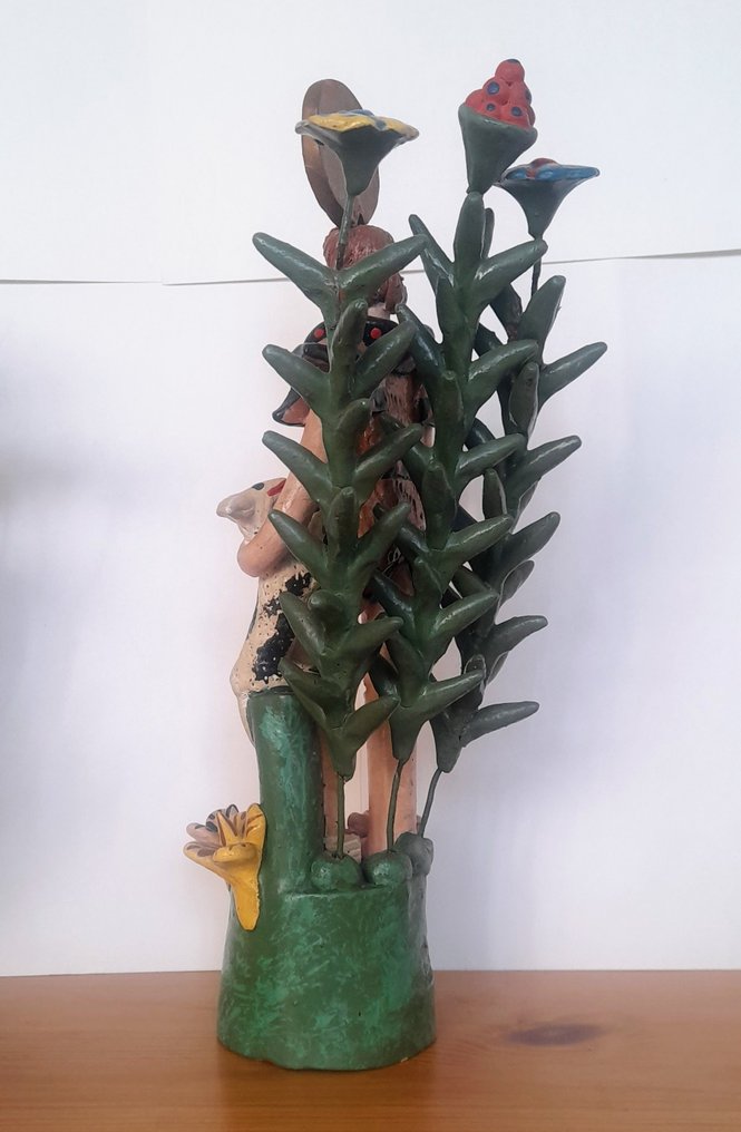 Estremoz Portugal - Ana Alfacinha - Figur - San Giovanni Battista o come un Pastore dell'Alentejo in offerta - Keramik #4.3