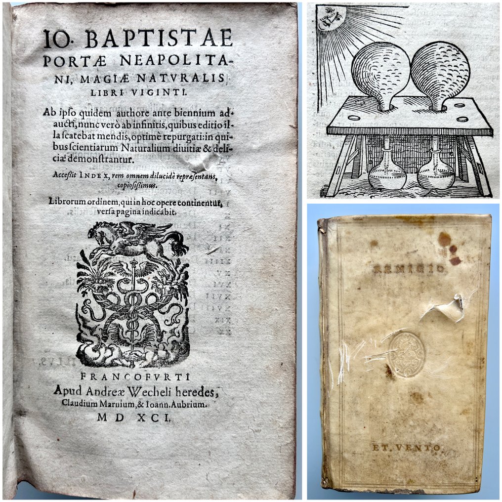 Giambattista Della Porta - Magiae Naturalis Libri Viginti - 1591 #1.0