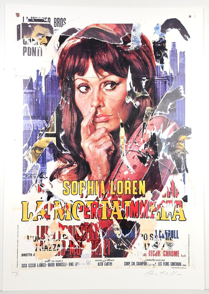 Mimmo Rotella (1918-2006) - La Mortadella (The Mortadella) #1.0