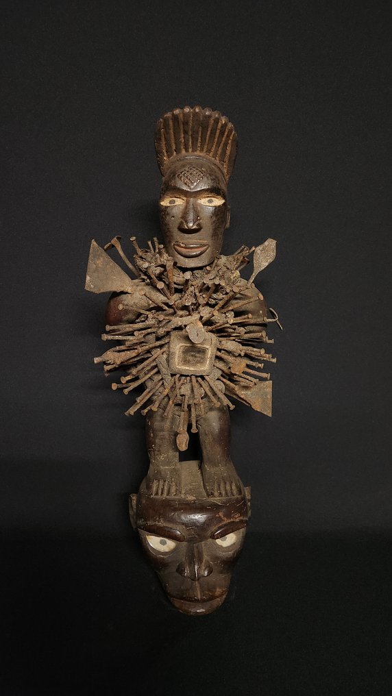 Splendido feticcio a chiodo - Bakongo - Congo RDC (Senza prezzo di riserva) #4.3