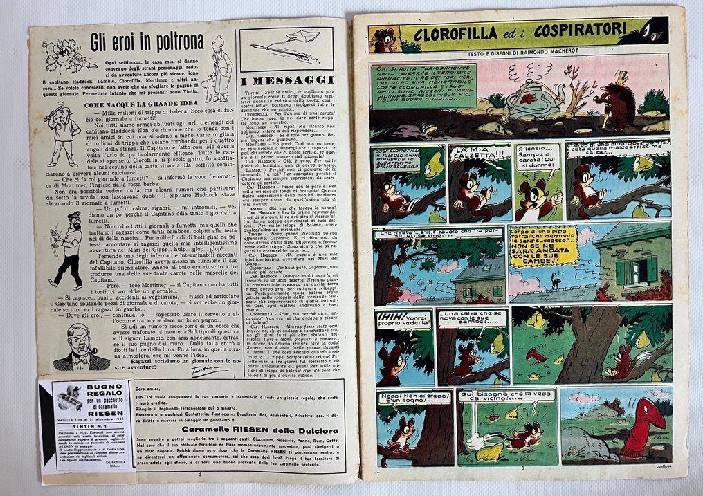 Tintin (magazine) - Version en italien - 10 περιοδικά - 1955 #4.3
