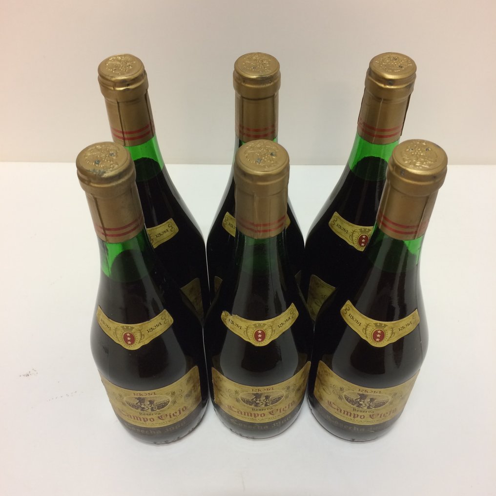 1966 Bodegas Campo Viejo - Rioja Reserva - 6 Flasker  (0,75 l) #4.3