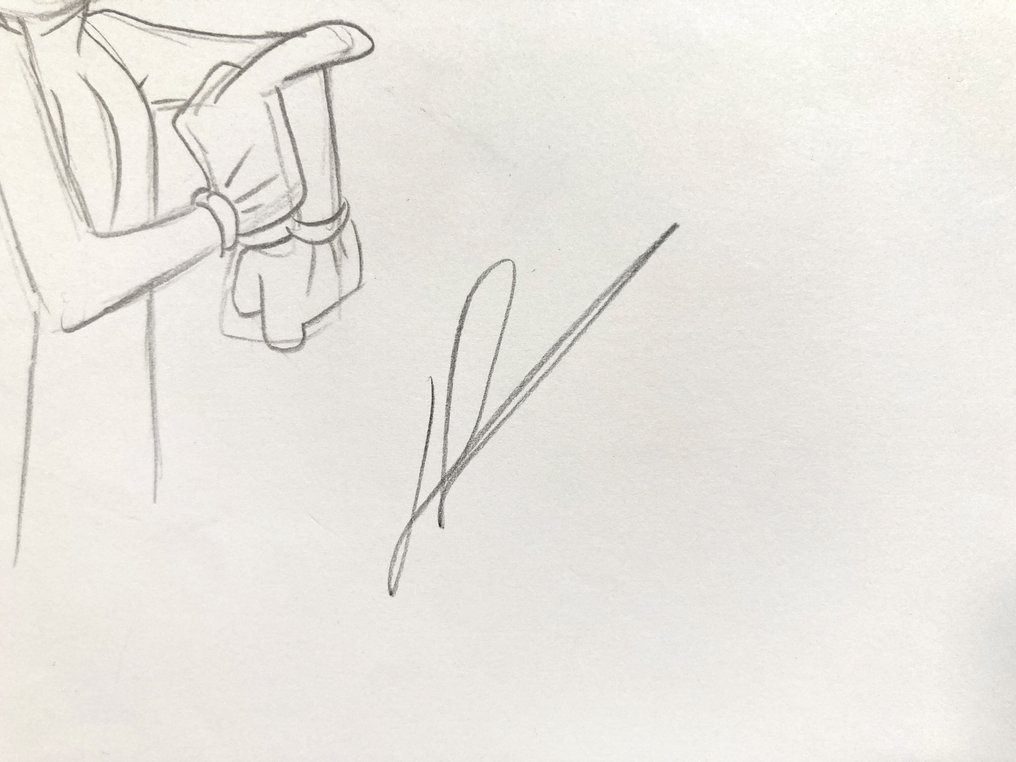 Bugs Bunny 原始动画绘图签名 - Warner Bros. (c. 1990s) #4.3