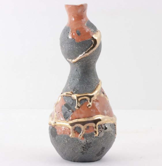 Βάζο - Πήλινα - Ιαπωνία - Βερνίκι (στυλ kintsugi) από τον Toru Ichikawa. #1.0