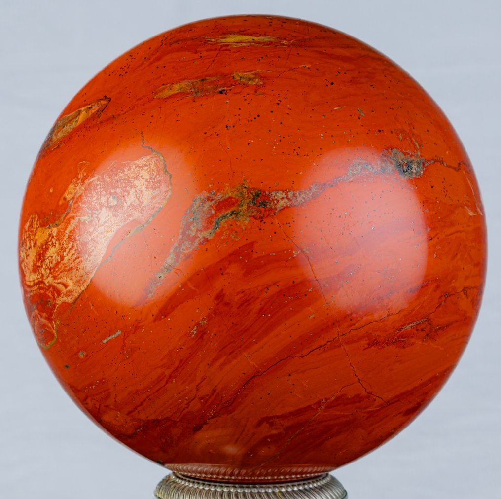 Red Jasper Red Jasper Quality Sphere - Height: 14 cm - Width: 14 cm- 4036 g #1.0