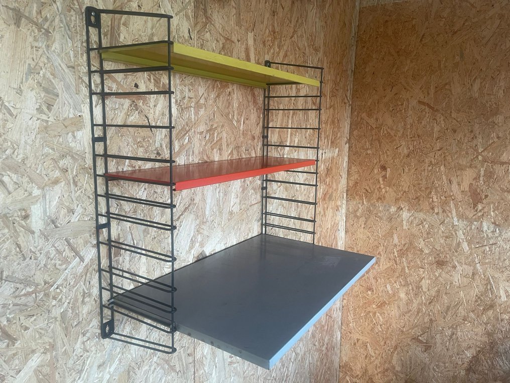 Tomado - A. Dekker - Στήλη επιτοίχιων ραφιών - Μέταλλο - Tomado vintage ραφάκι τοίχου #2.1