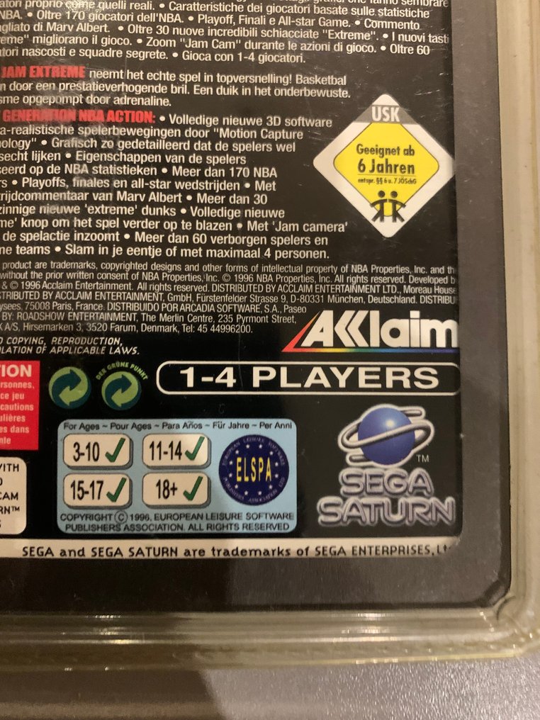 Sega - Saturn - NBA Extreme (blsterpack) - Βιντεοπαιχνίδια - Σφραγισμένο στην αρχική του συσκευασία #2.1