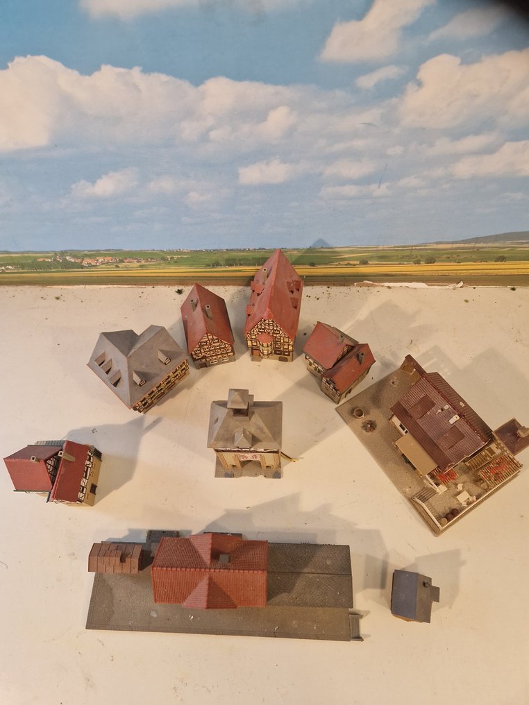 Kibri, Pola N - Edifícios de modelismo ferroviário (8) - vakwerkdorp #1.0