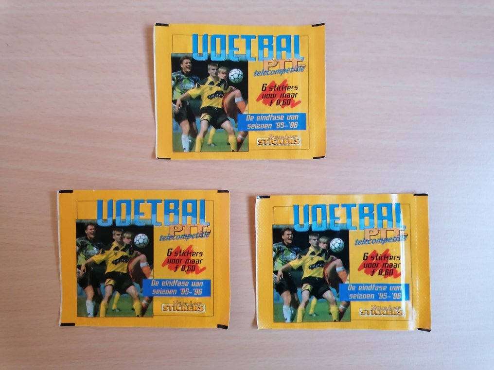 1995/96 Panini Ronaldo Nazário - 3 Booster pack - Excelent (EX) #1.0