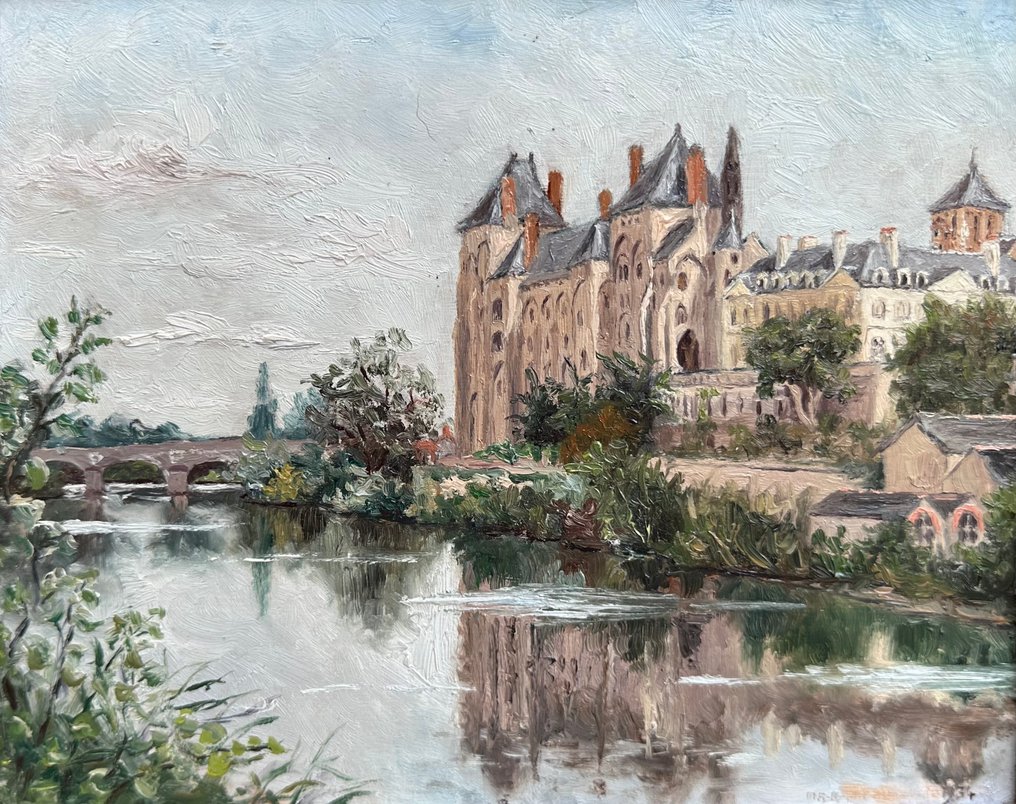 Scuola francese (XX) - Abdij van Solesmes #1.0